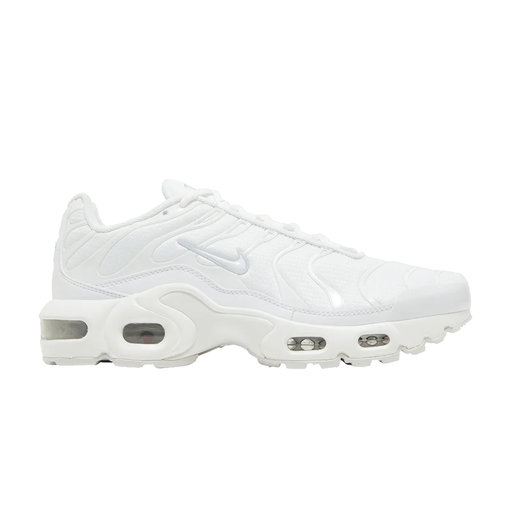 Кроссовки Nike Air Max Plus GS 'White Metallic Silver'