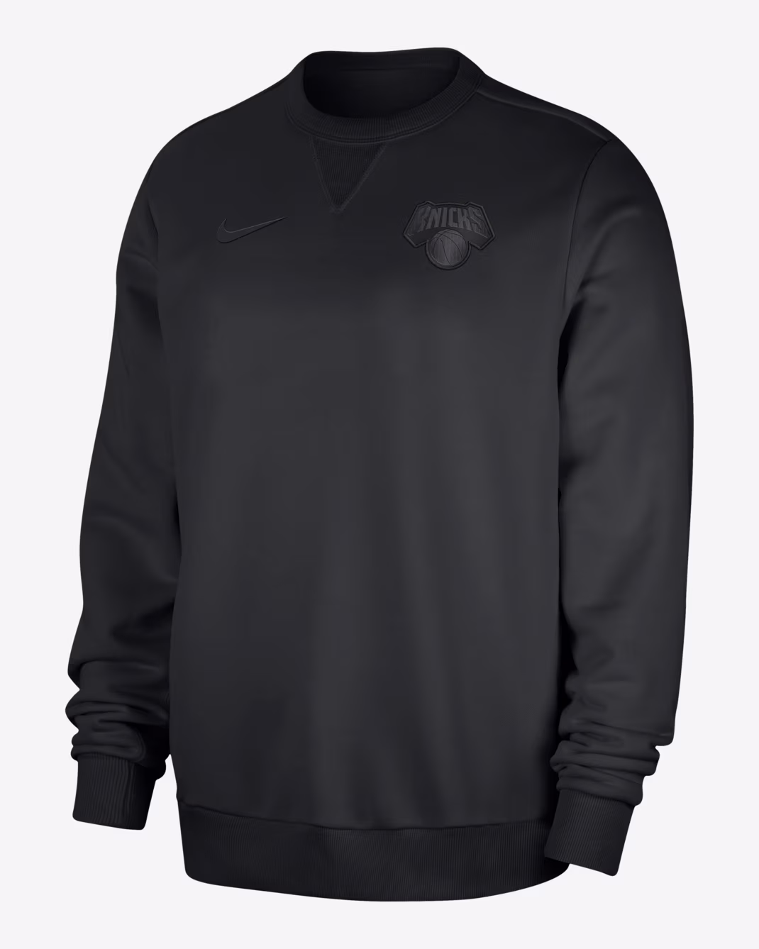 Мужской свитшот Nike NBA New York Knicks Standard Issue Black/Dark Smoke Grey/Black
