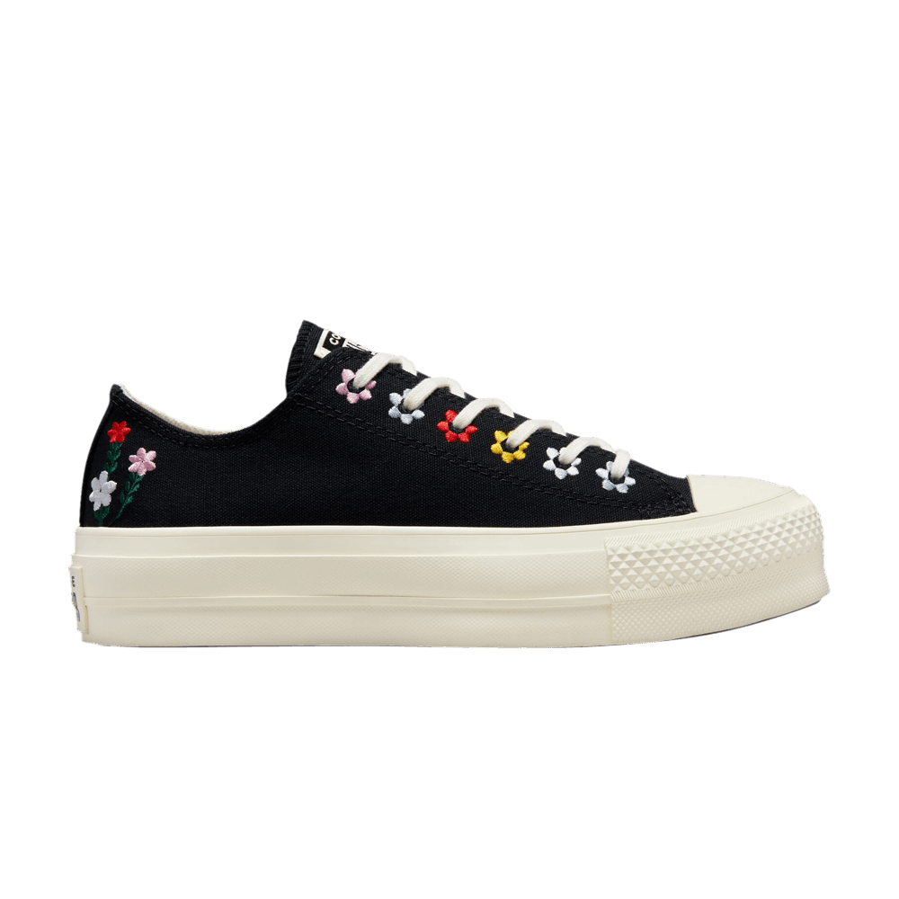 Converse Wmns Chuck Taylor All Star Lift Platform Low 'Floral Embroidery'