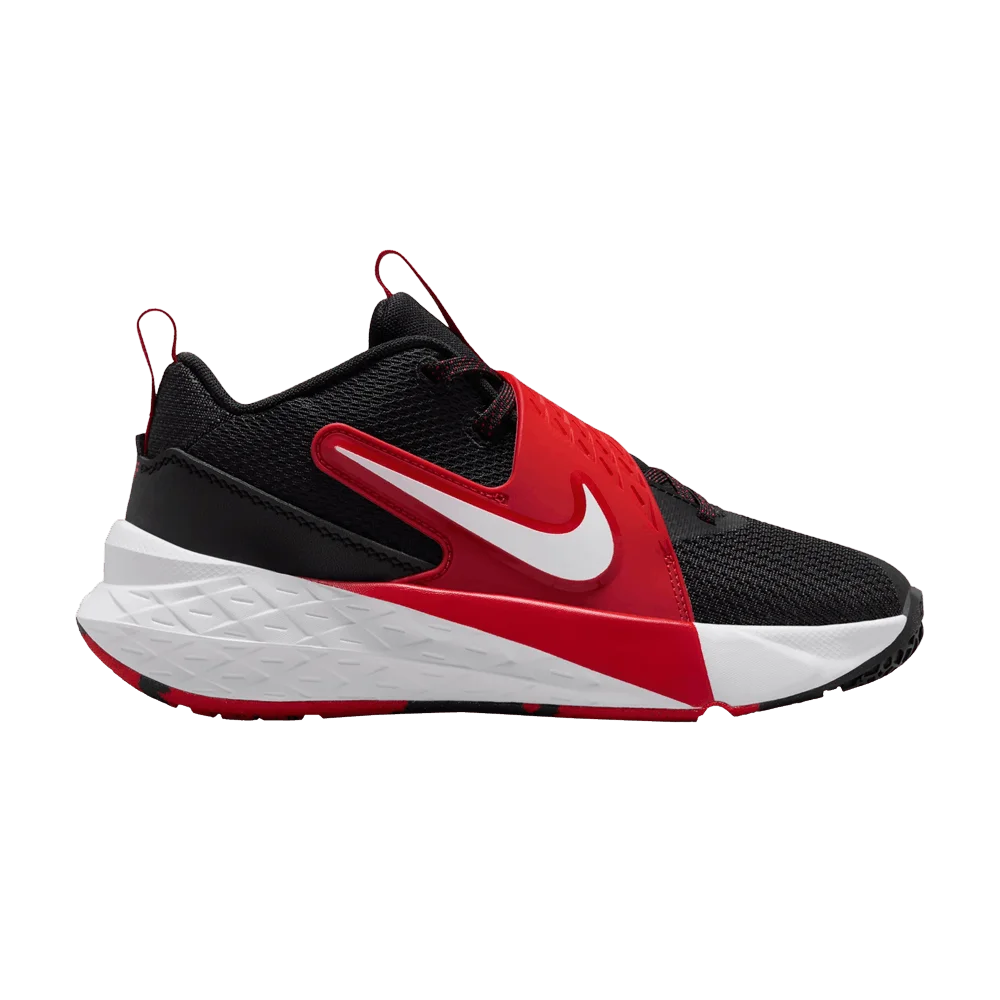 Кроссовки Nike Team Hustle D12 GS 'Black University Red'