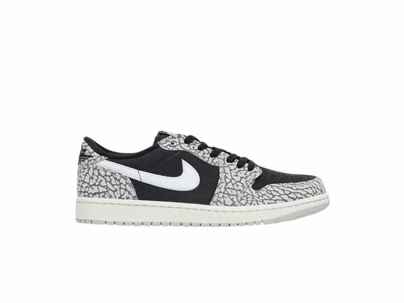 Кроссовки Air Jordan 1 Retro Low OG 'Black Cement'