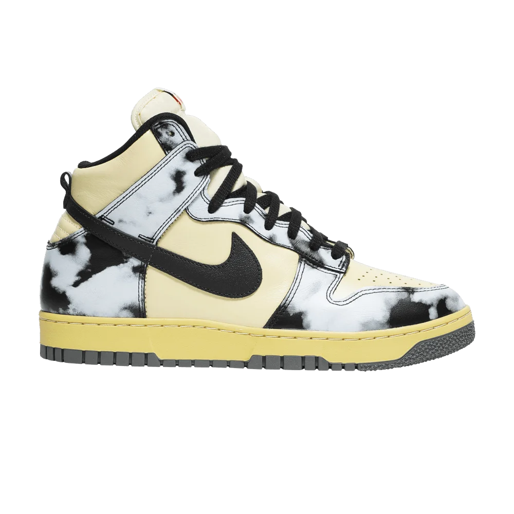 Кроссовки Nike Dunk High 1985 'Black Acid Wash'