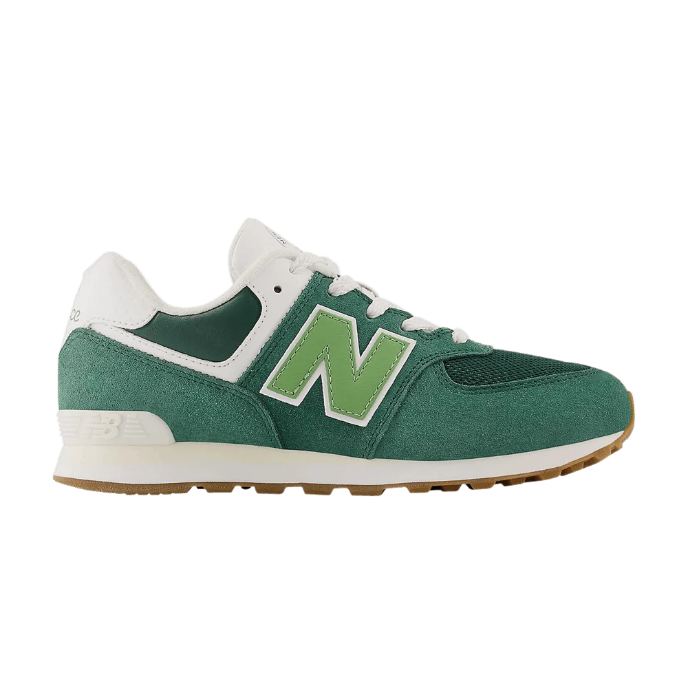 Кроссовки New Balance 574 Big Kid Wide 'NB Athletics - Nightwatch Green'
