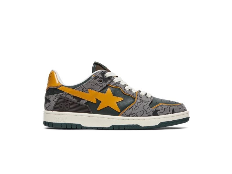 Кроссовки BAPE Sk8 Sta Low 'Green Camo'