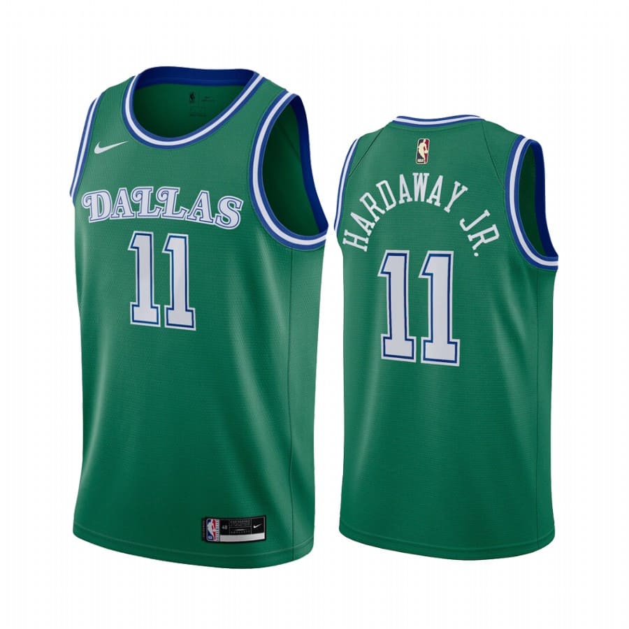 Баскетбольная джерси 2020-21 Dallas Mavericks #11 Tim Hardaway Jr. Classic Edition Green Swingman Jersey