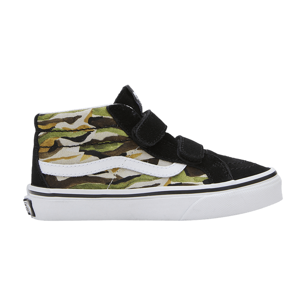 Кроссовки Vans Sk8-Mid Reissue V Kids 'Painted Camo Green'