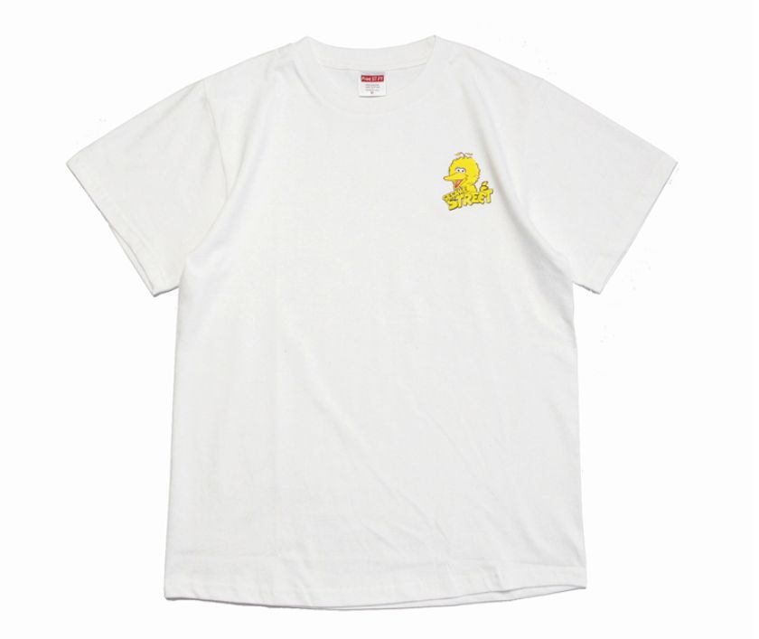 Футболка 2019 KAWS x Sesame Street Big Bird Tee White