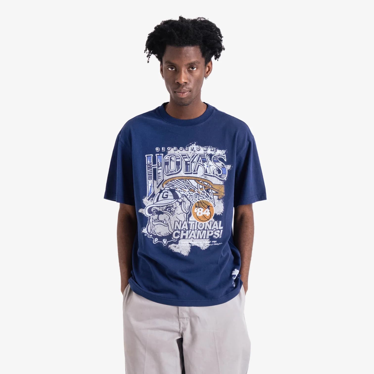 Футболка Mitchell & Ness Georgetown Hoyas ’84 Champions NCAA T-Shirt