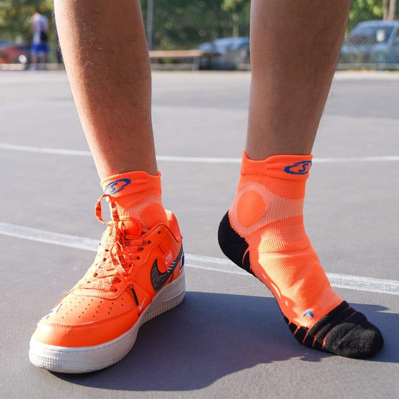 Спортивные носки Ehot Spalding Orange-Black Low Cut Socks
