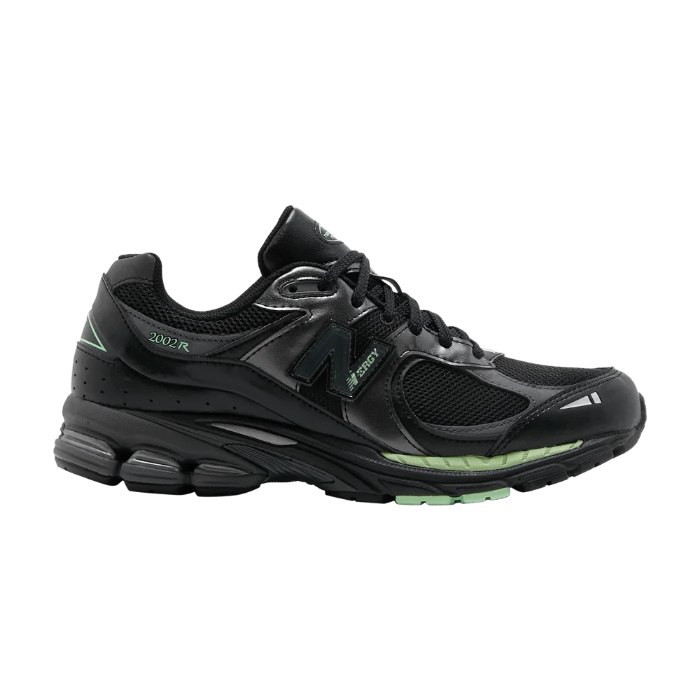 Кроссовки New Balance 2002R 'Black Powder Green'
