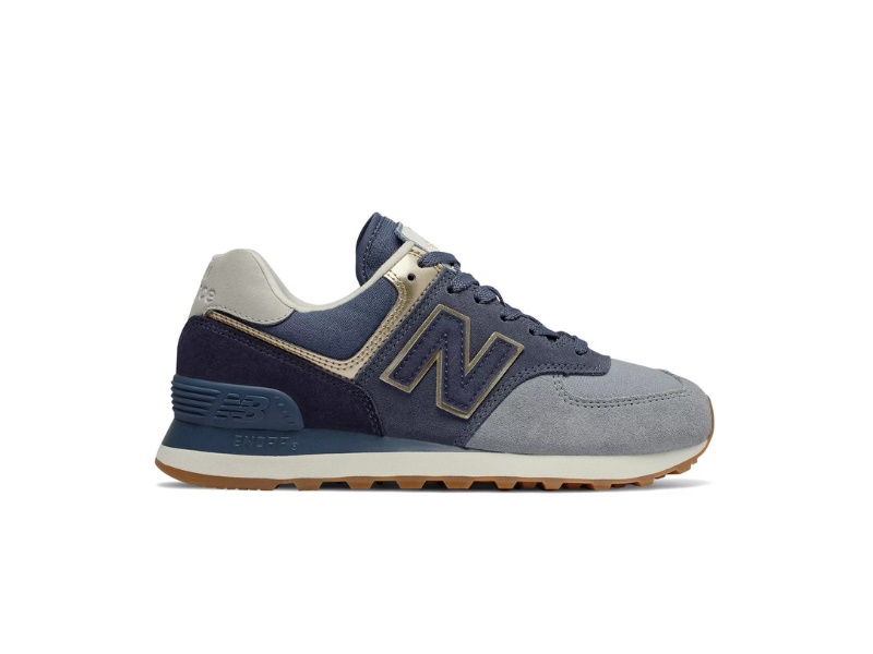 Кроссовки New Balance 574 Metallic Patch Blue W