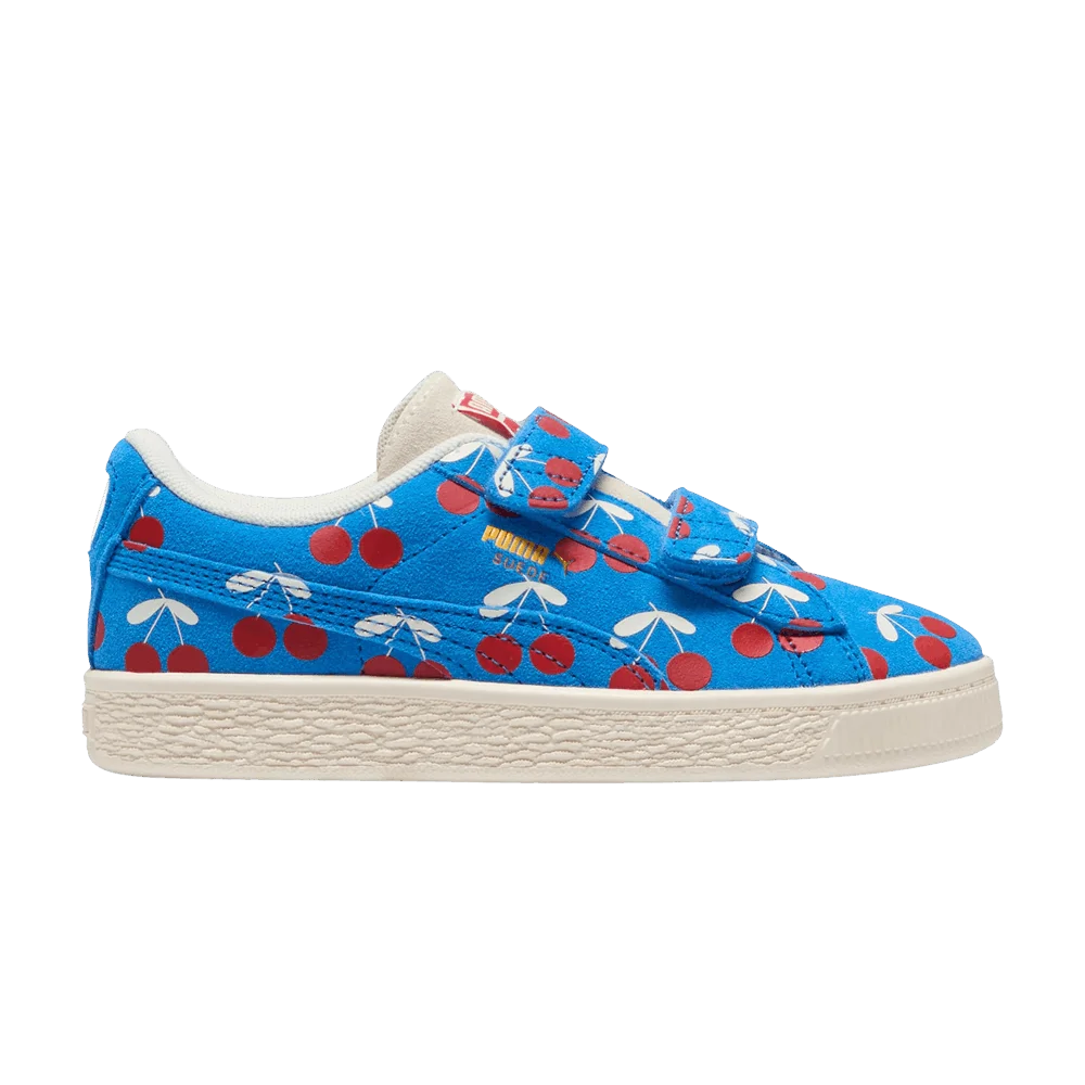 Кроссовки Bebe De Pino x Puma Suede Classic 21 Little Kid 'Ignite Blue Cherries'