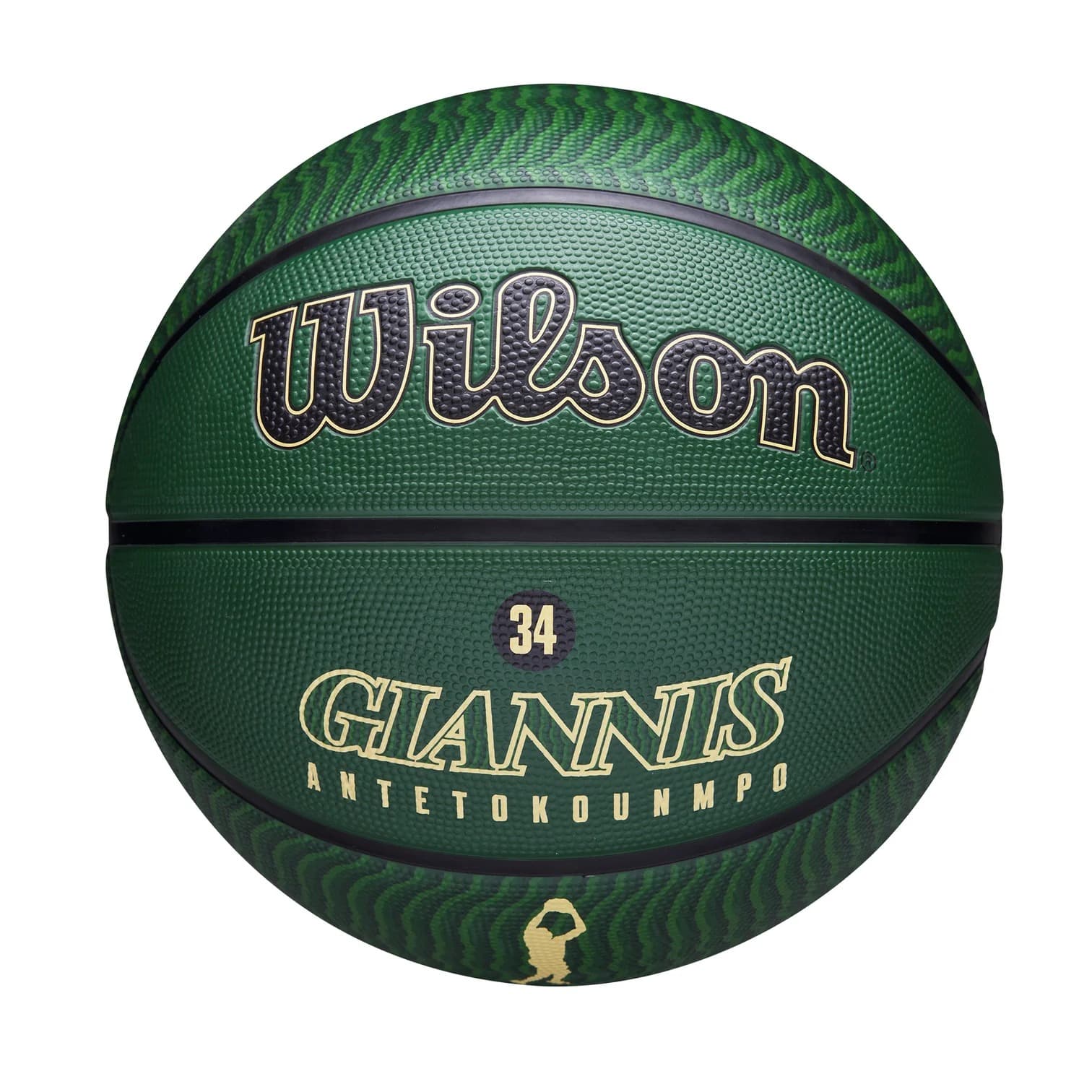 Wilson Giannis Antetokounmpo Milwaukee Bucks Player Icon NBA Outdoor Basketball