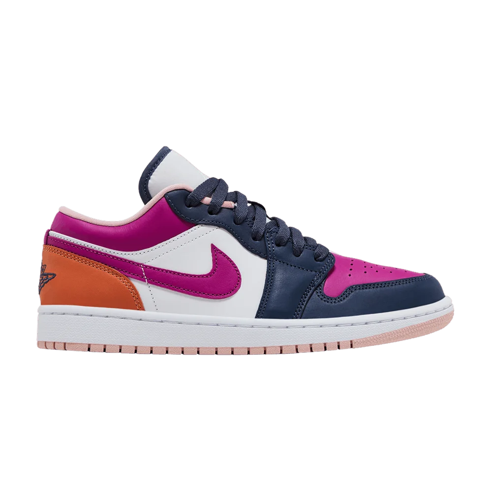 Кроссовки Wmns Air Jordan 1 Low SE 'Mismatched - Purple Magenta'