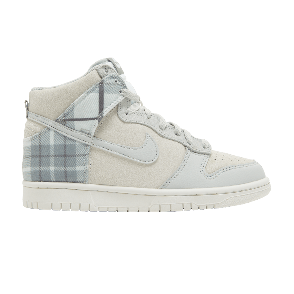 Кроссовки Nike Dunk High SE GS 'Mint Plaid'