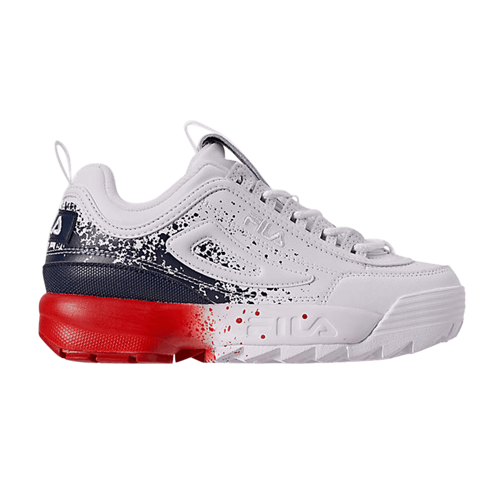 Кроссовки Fila Disruptor 2 Kids 'Splatter Black White'