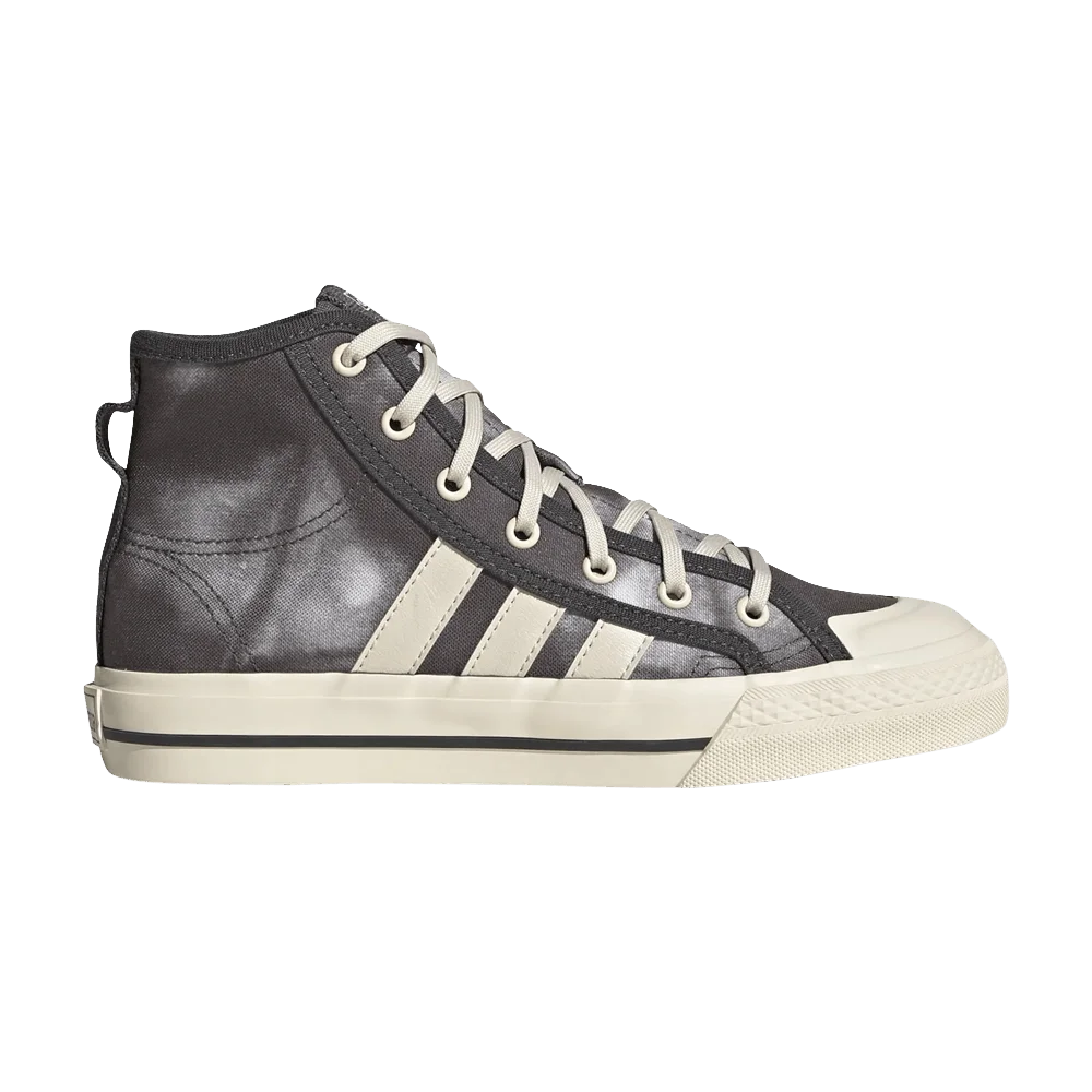 Кроссовки Adidas Nizza High RF J 'Acid Wash - Brown'