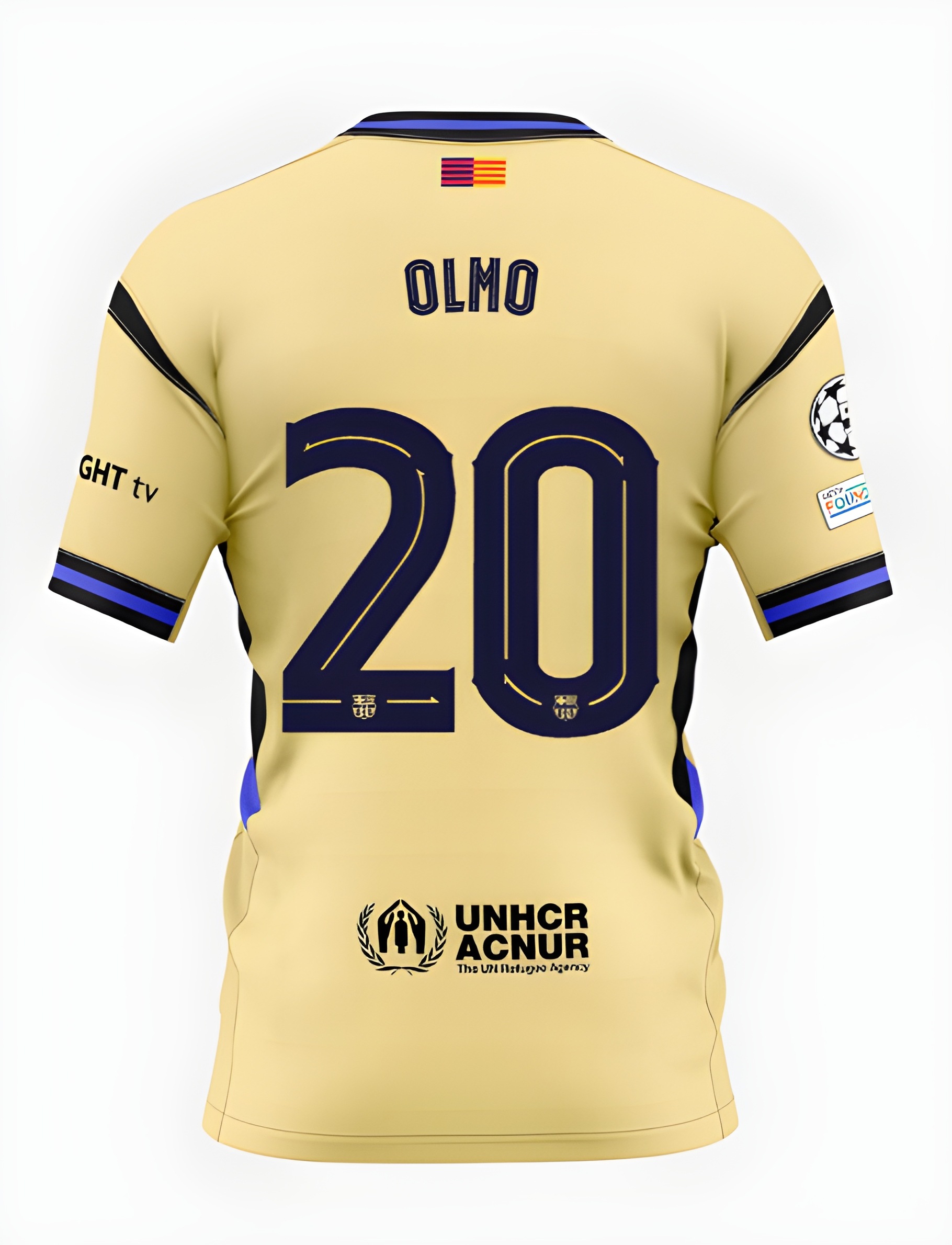 Футбольное джерси FC Barcelona x Kobe Bryant 25/26 UCL away jersey OLMO Player's Edition