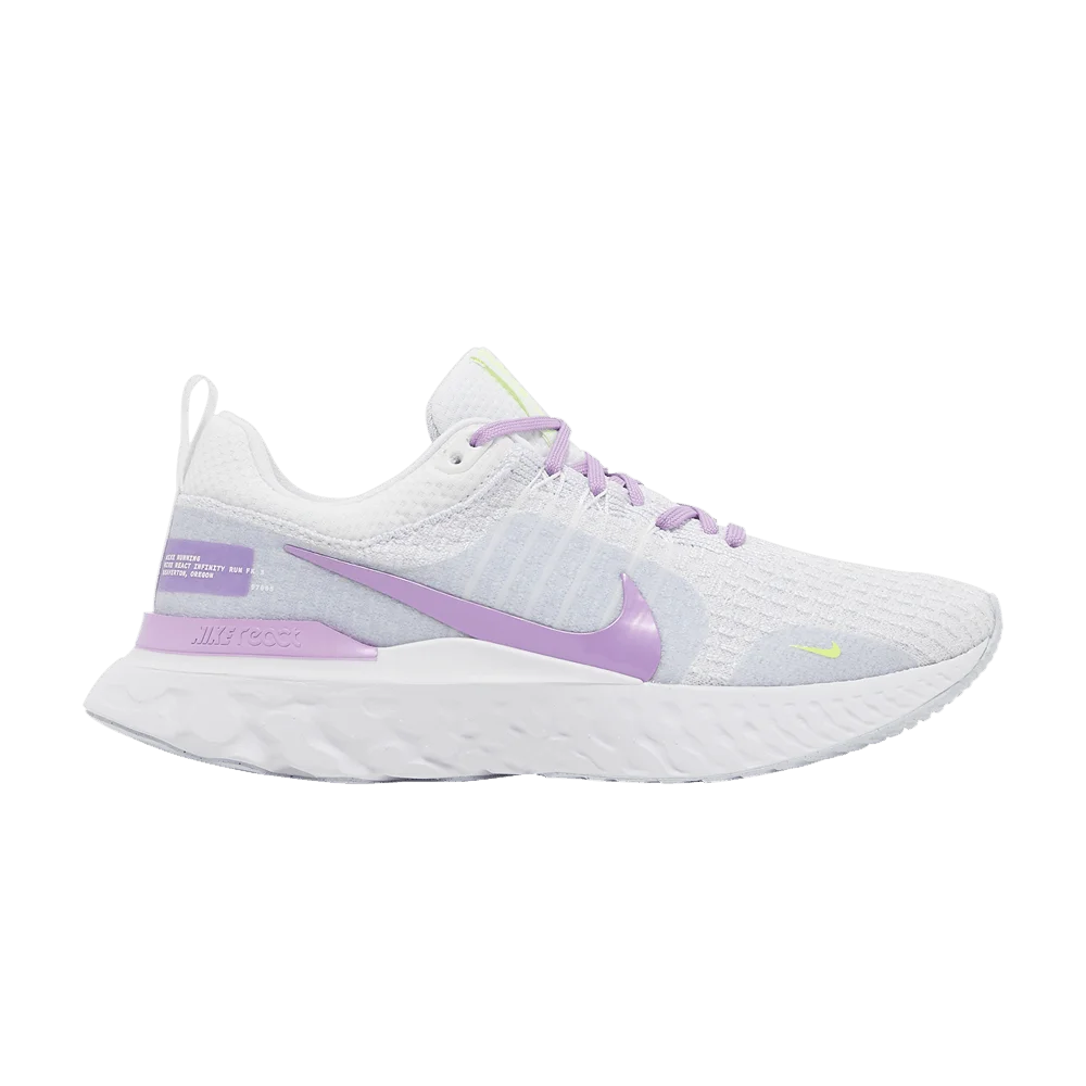 Кроссовки Nike Wmns React Infinity Run Flyknit 3 'Grey Rush Fuchsia'