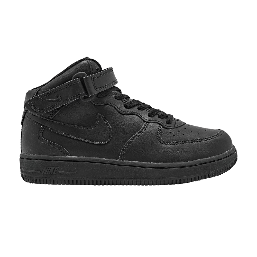Кроссовки Nike Force 1 Mid LE PS 'Triple Black'