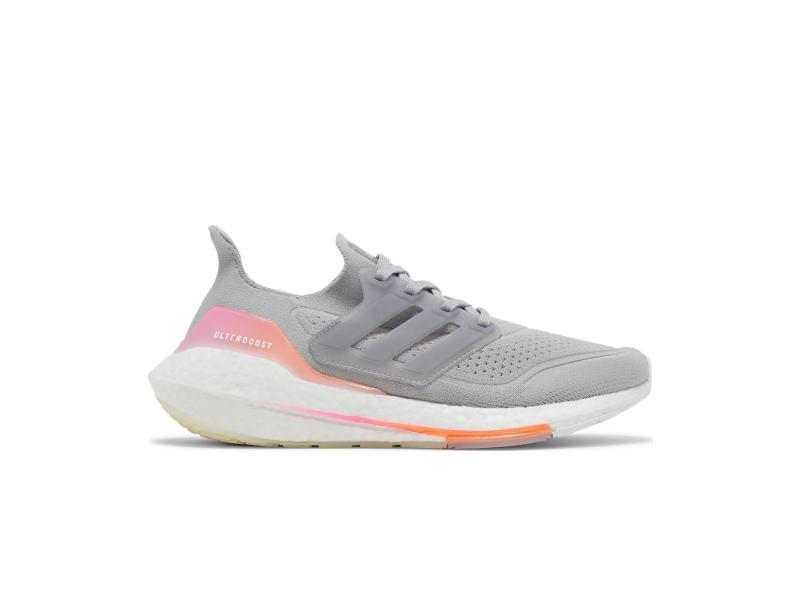 Кроссовки Wmns adidas UltraBoost 21 Grey Screaming Orange