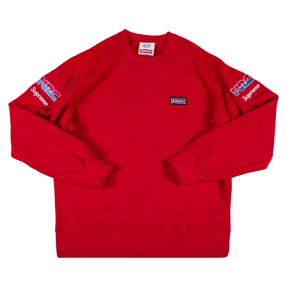 Supreme x Honda Fox Racing Crewneck 'Red'