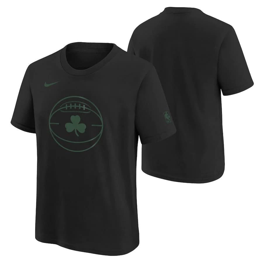 Баскетбольная футболка Nike Boston Celtics 2024 City Edition Essential Logo Youth NBA T-Shirt