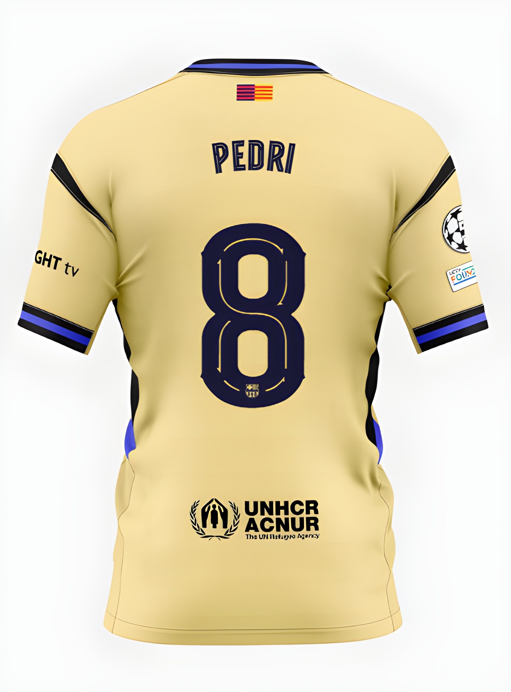 Футбольное джерси FC Barcelona x Kobe Bryant 25/26 UCL or La Liga away jersey PEDRI