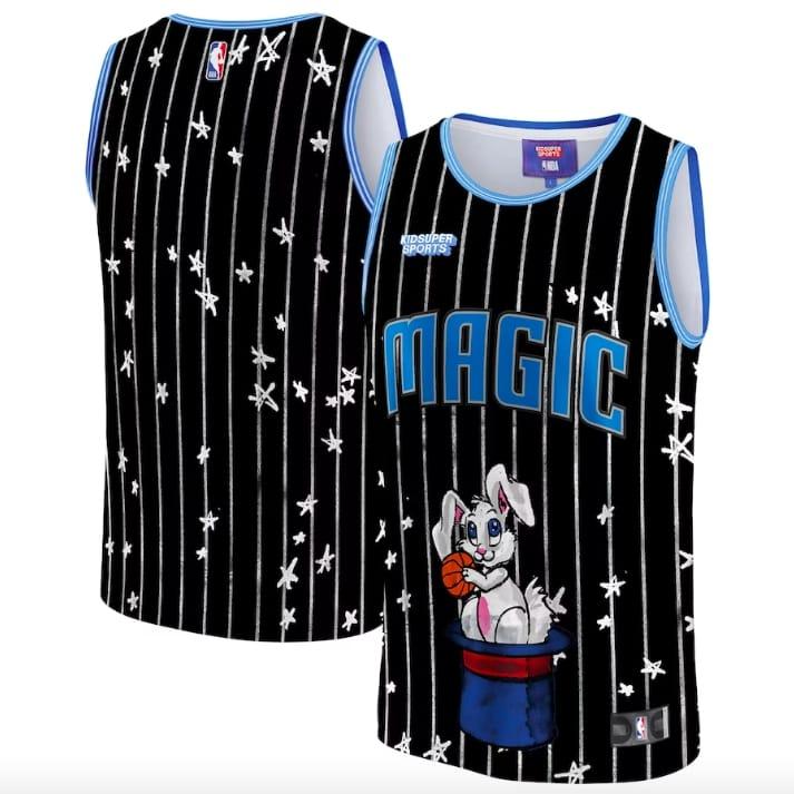 Баскетбольная джерси Orlando Magic NBA & KidSuper Studios by Fanatics Black Jersey