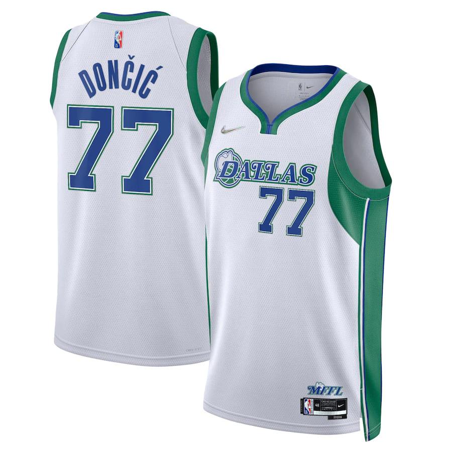 Баскетбольная джерси 2021-22 Dallas Mavericks #77 Luka Doncic City Edition Swingman Jersey