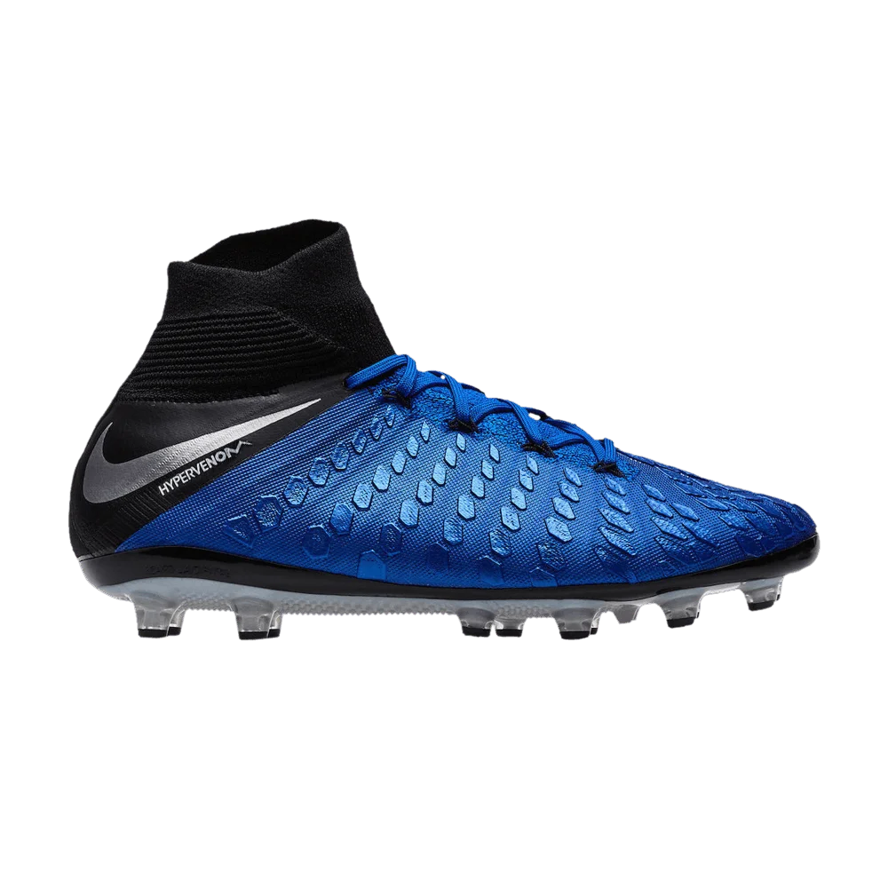Кроссовки Nike Hypervenom Phantom 3 Elite DF SG Pro 'Blue Black'
