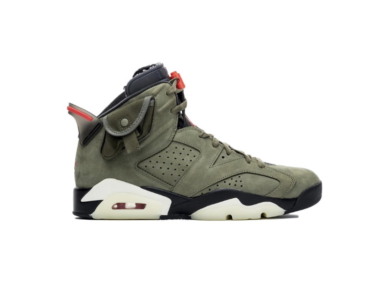 Кроссовки Travis Scott x Air Jordan 6 Retro 'Olive'