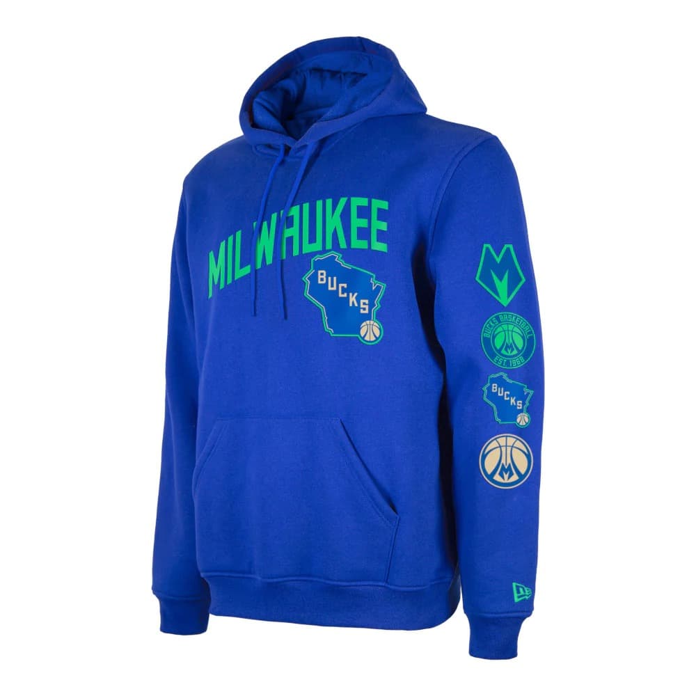 Худи New Era Milwaukee Bucks 2024 City Edition NBA Hoodie