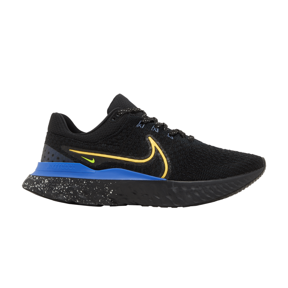 Кроссовки Nike React Infinity Run Flyknit 3 'Black Citron Royal'