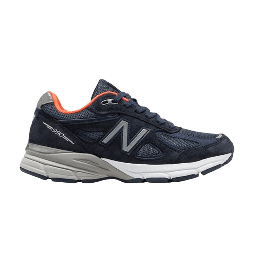Кроссовки New Balance Wmns 990v4 Made in USA 'Navy Orange'