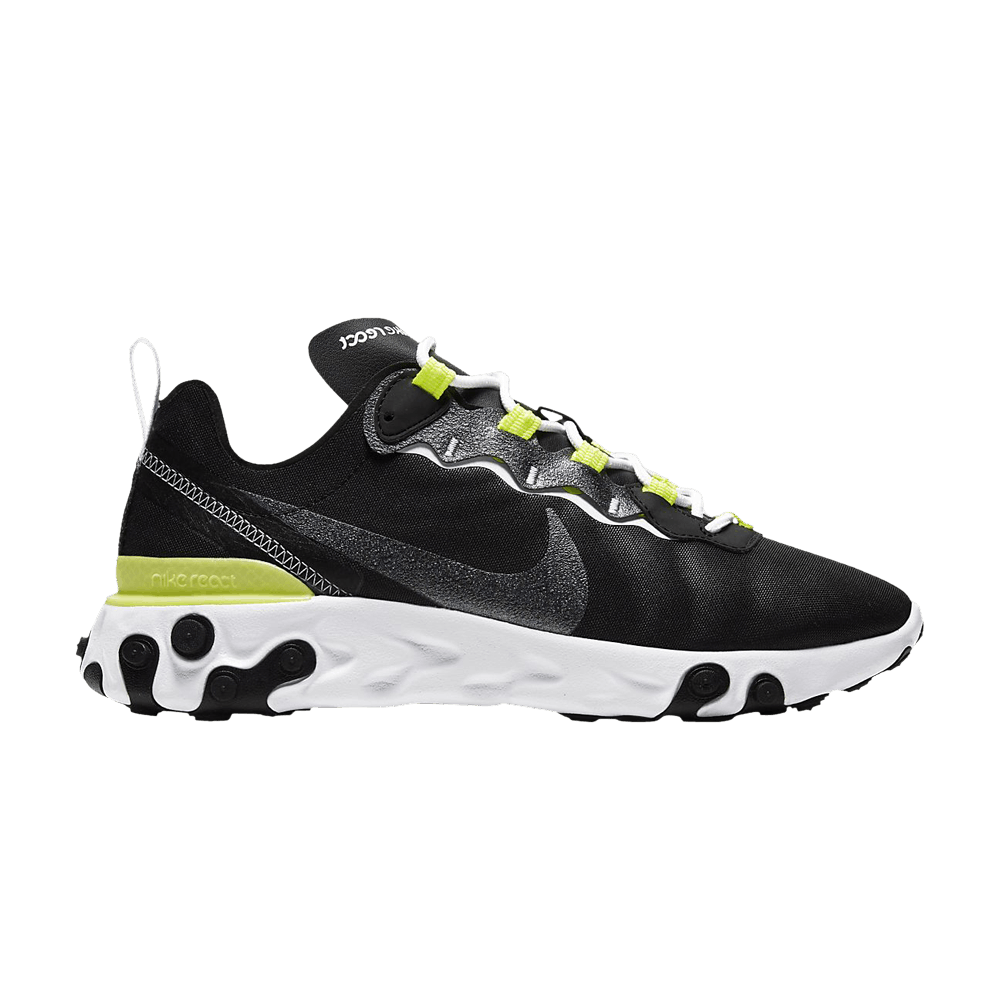 Кроссовки Nike Wmns React Element 55 SE 'Black Lemon Venom'