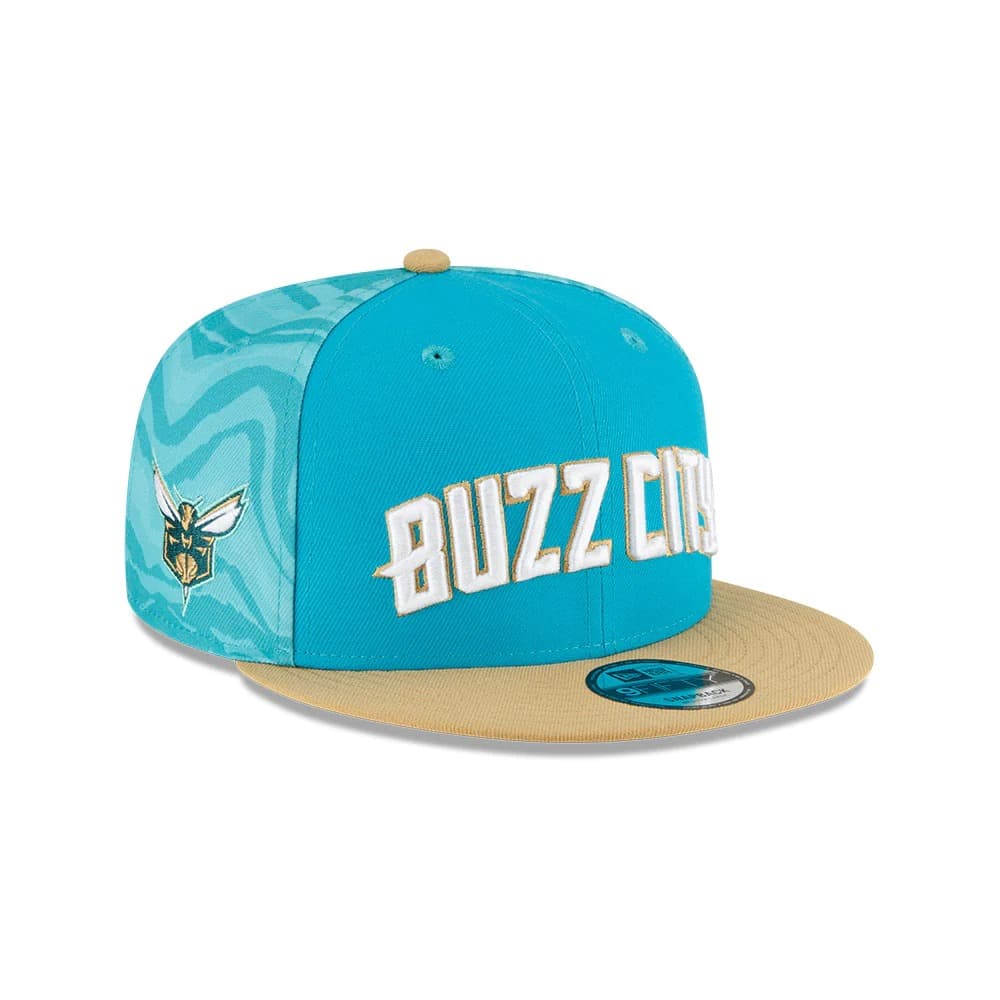 Бейсболка New Era Charlotte Hornets 9FIFTY 2024 City Edition NBA Snapback Hat