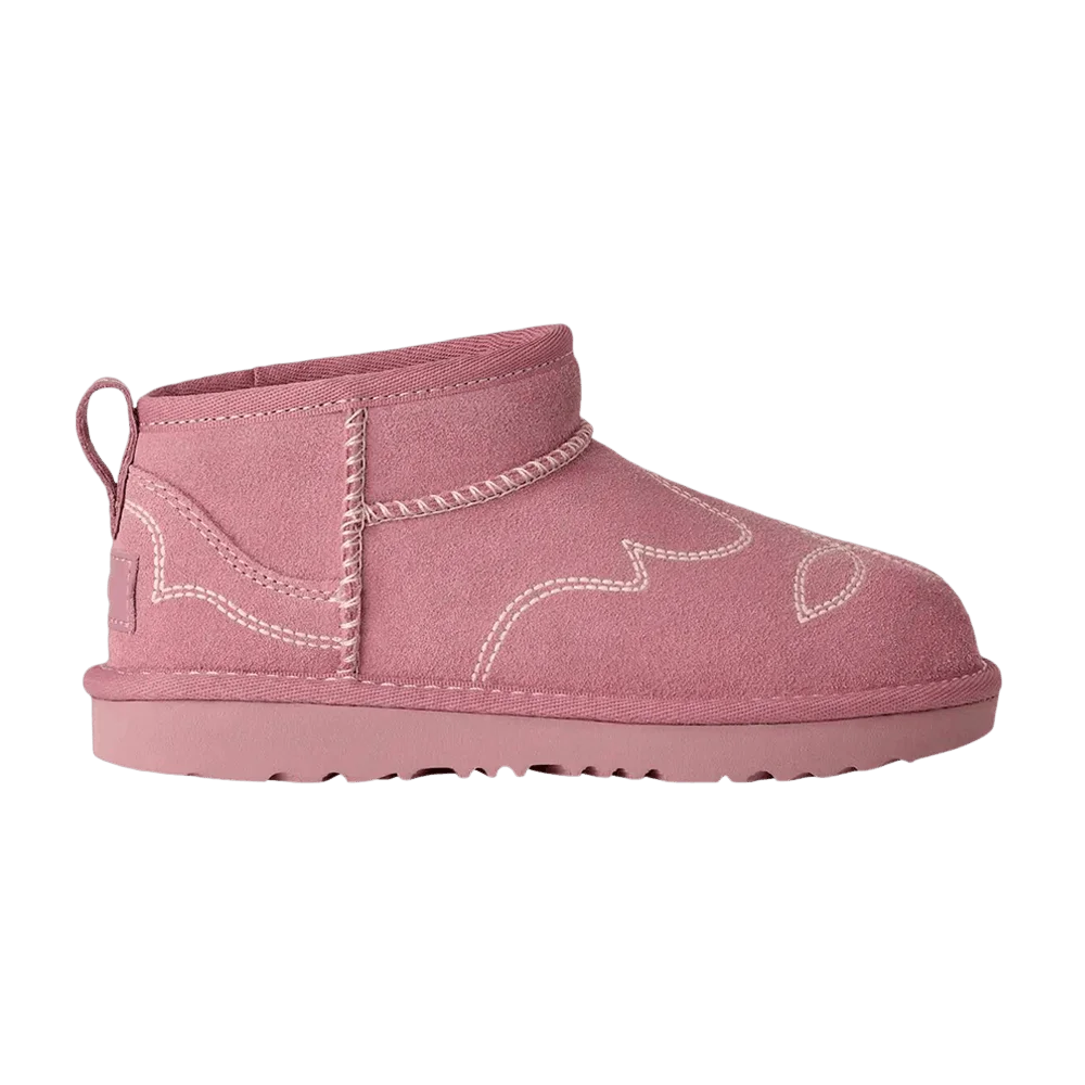 Кроссовки UGG Classic Ultra Mini Western Kids 'Dusty Orchid'