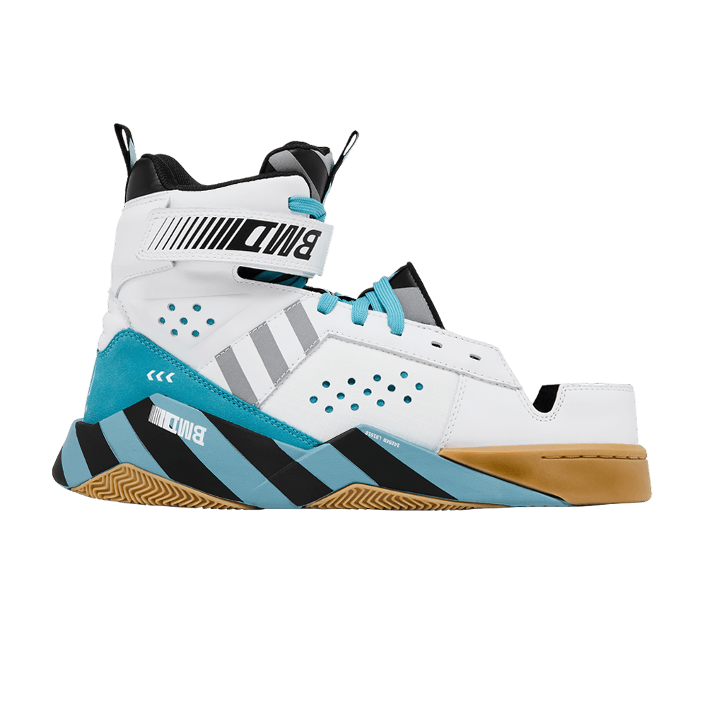 Кроссовки MSCHF BWD High 'White Black Blue'