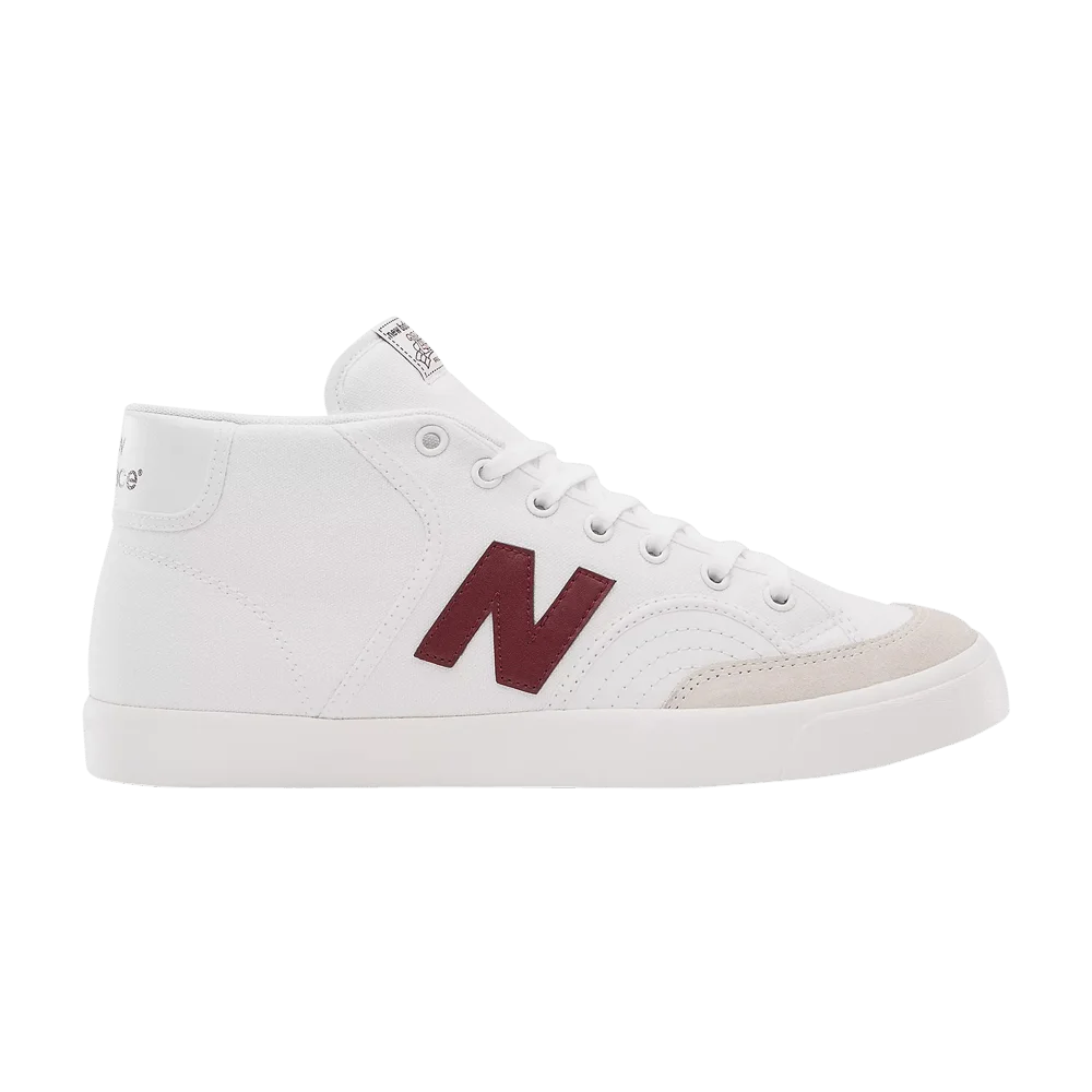 Кеды New Balance Numeric 213 Mid 'White Burgundy'