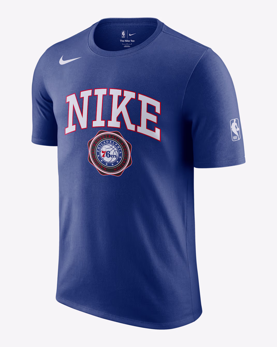 Мужская футболка Nike NBA Philadelphia 76ers Essential Rush Blue