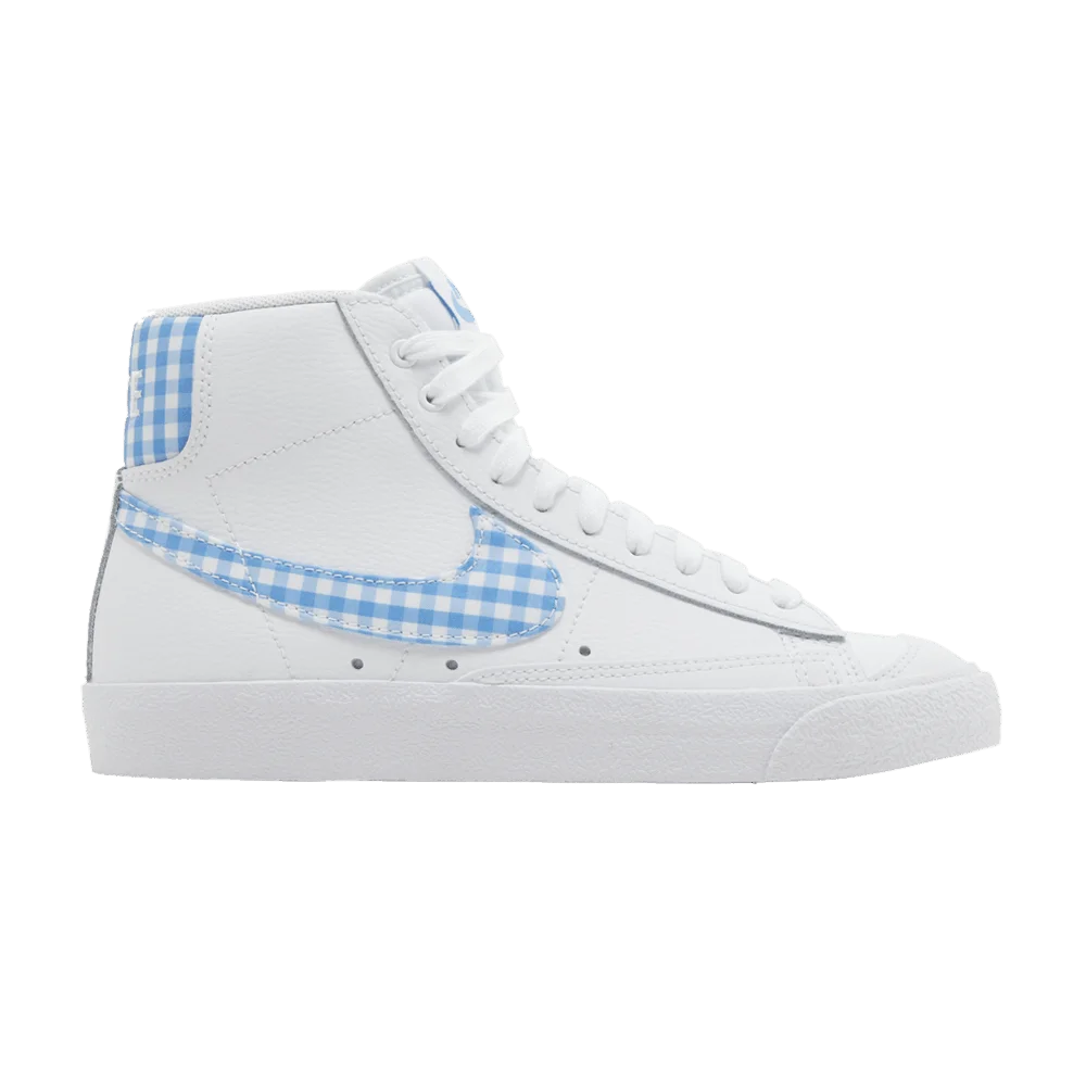 Кроссовки Nike Wmns Blazer Mid '77 'University Blue Gingham'