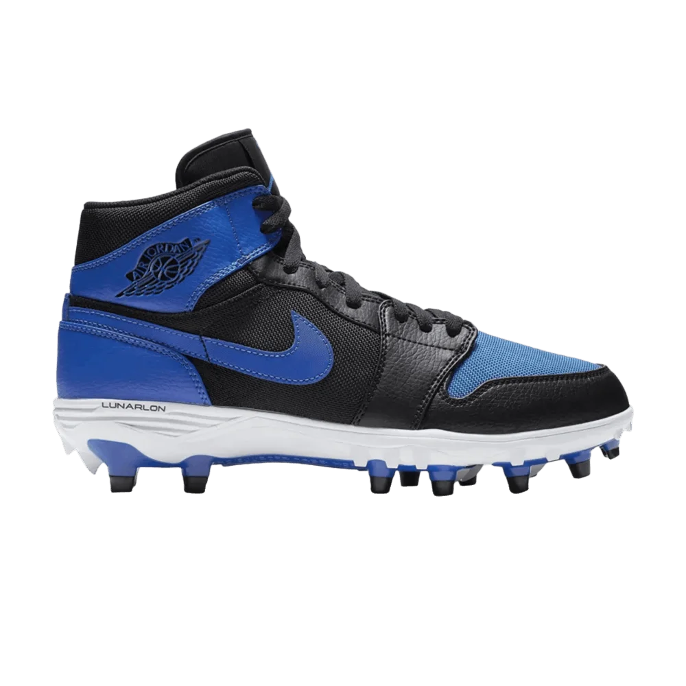 Кроссовки Air Jordan 1 Mid TD Cleat 'Royal'