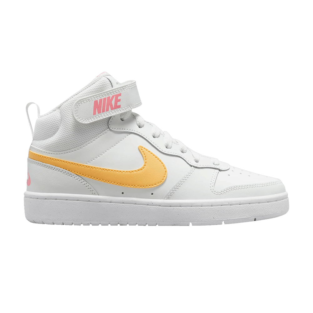 Кроссовки Nike Court Borough Mid 2 GS 'White Topaz Gold'