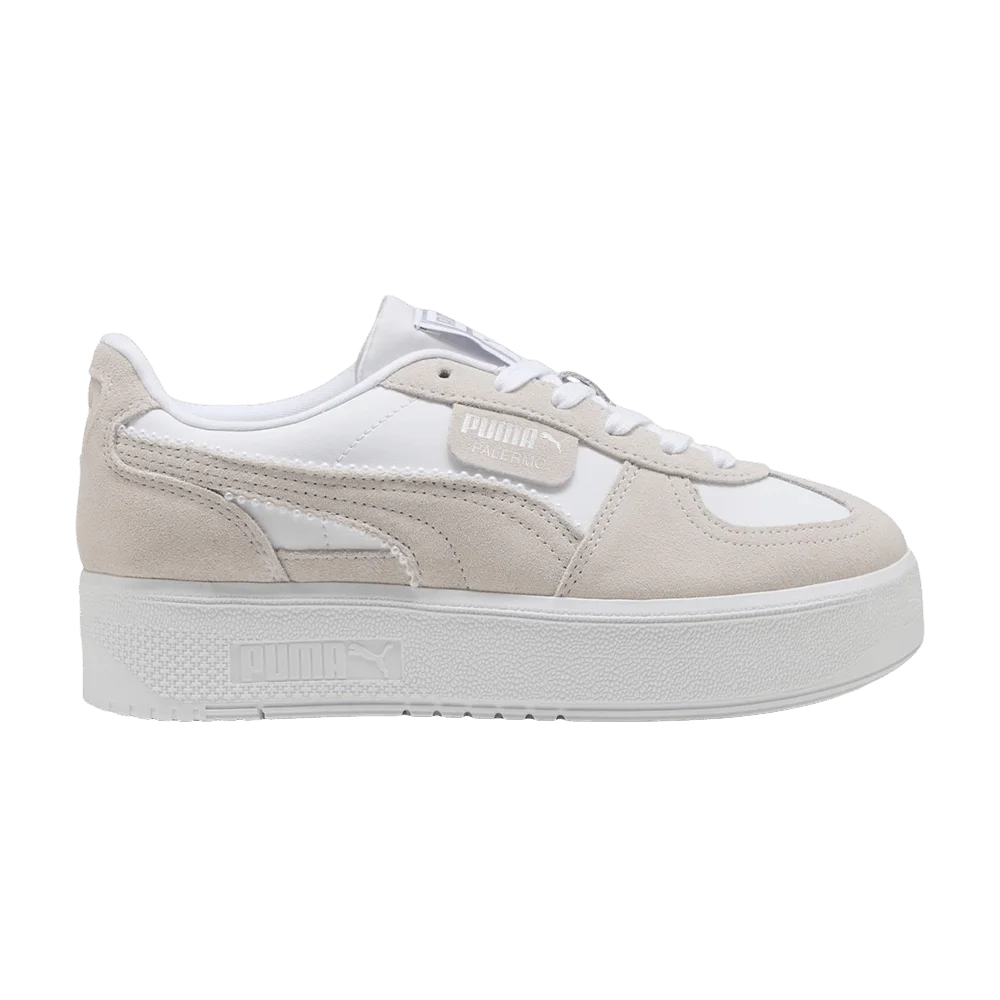 Кроссовки Puma Wmns Palermo Elevata Winter Bliss 'White Feather Gray'