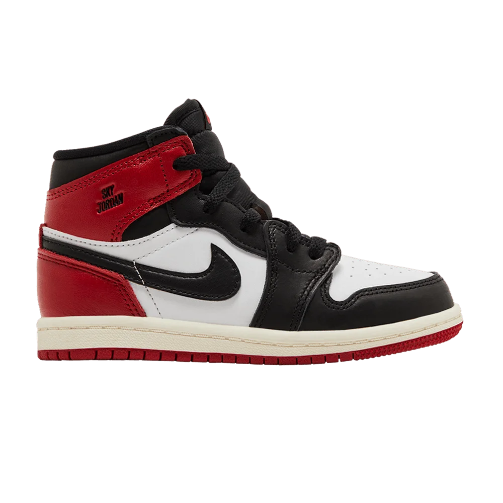 Кроссовки Air Jordan 1 Retro High OG TD 'Black Toe Reimagined'