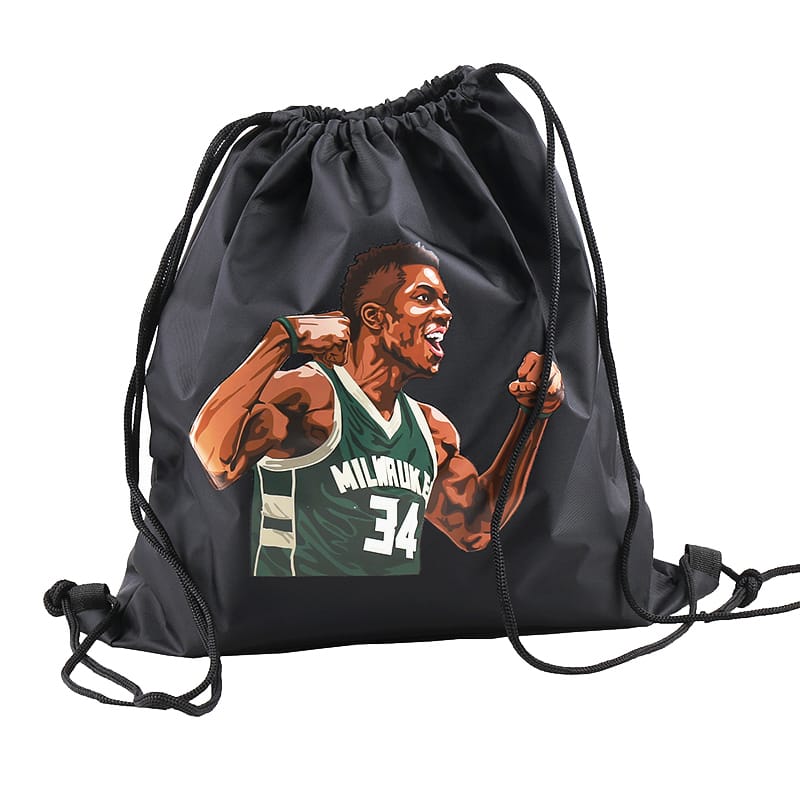 Рюкзак-мешок Jinduo Antetokounmpo Jersey Black Bag
