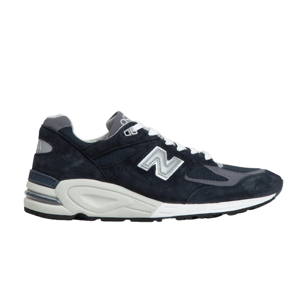 Кроссовки New Balance 990v2 Made in USA 'Navy White'