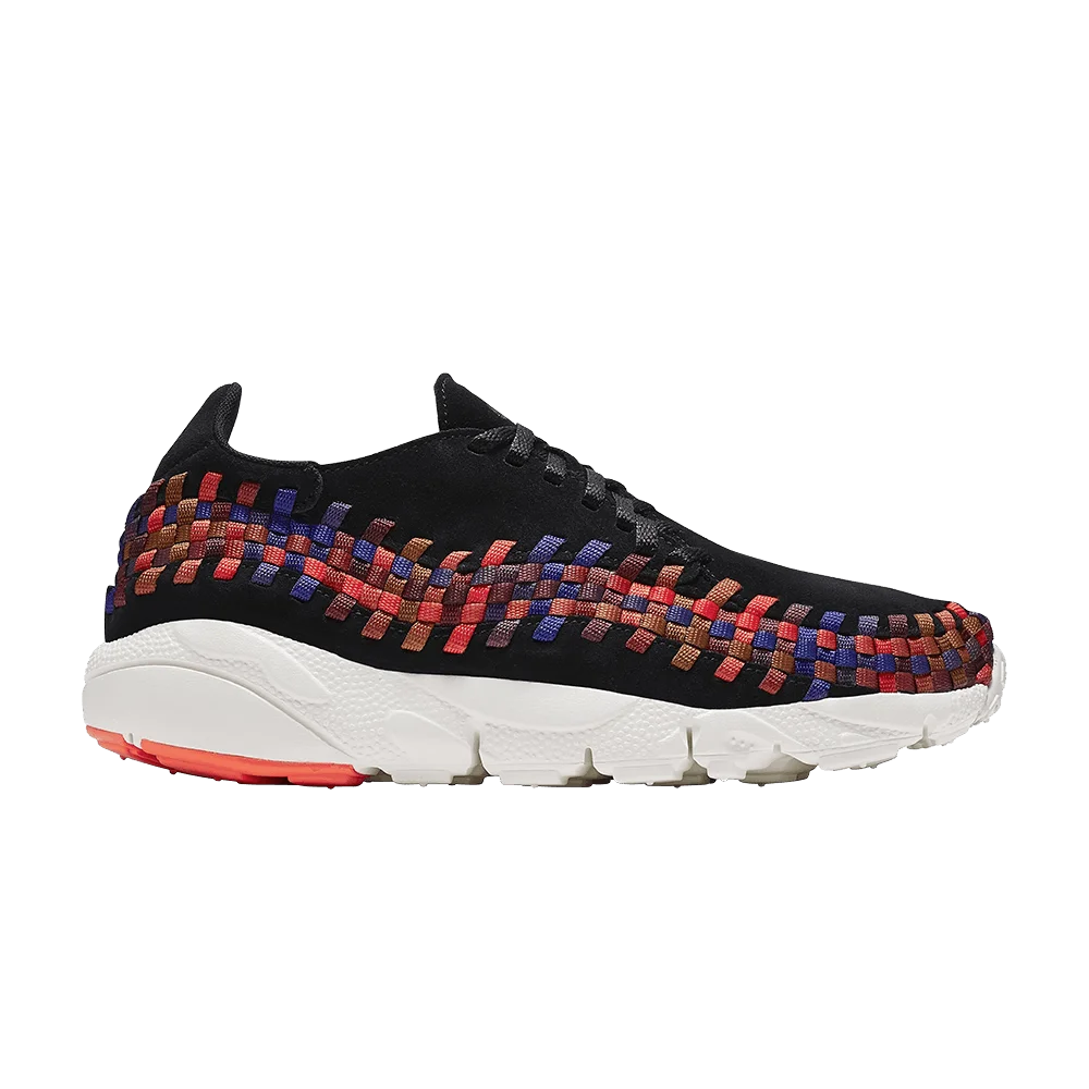 Кроссовки Nike Air Footscape Woven NM 'Black Total Crimson'
