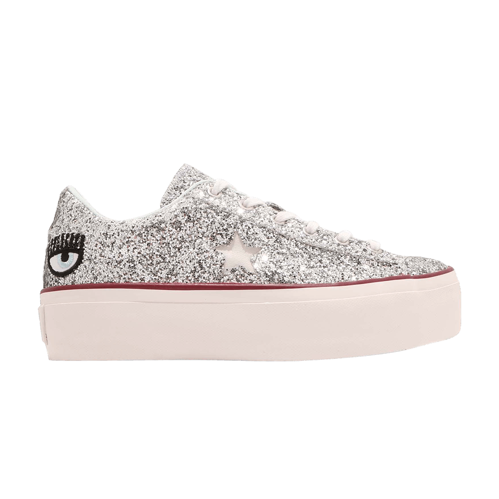 Кроссовки Chiara Ferragni x Converse Wmns One Star Platform Ox 'Glitter'